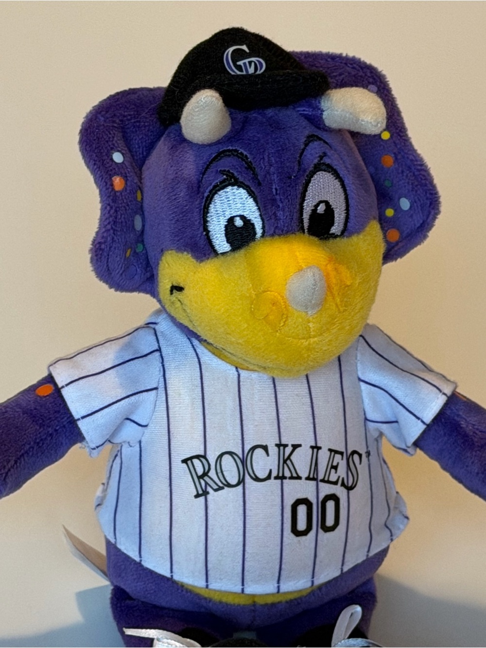 MLB Baseball Colorado Rockies 6” Dinger Dinosaur Mascot Plush Stuffed Animal - Picture 2 of 11